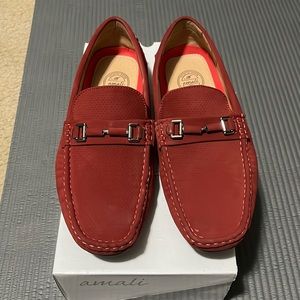 Amali Driving moccasin Red Size 10.5